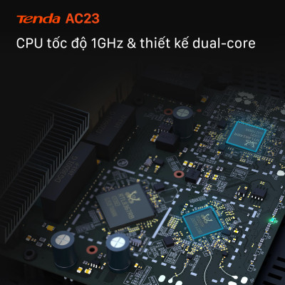 Thiết bị phát Wifi Tenda AC23 Chuẩn AC 2100Mbps - Hàng Chính Hãng