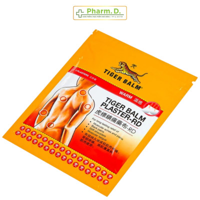Miếng dán Tiger Balm Plaster RD Haw Par giảm mỏi cơ, đau và nhức cơ size (7cm x 10cm), (10cm x 14cm)