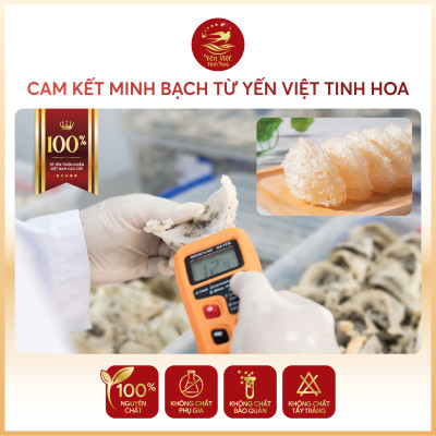 Tổ yến Tinh chế thượng hạng 100 gram Yến Việt Tinh Hoa - Hàng chính hãng
