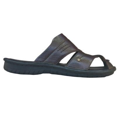 Dép Bít Mũi Nam Da Bò Thật TiTi ĐÔ Cao Cấp GSB2084d