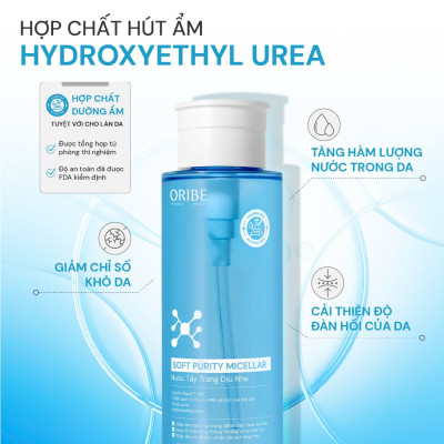 Nước tẩy trang Oribe làm sạch sâu dịu nhẹ không cay mắt cho mọi làn da 300ml