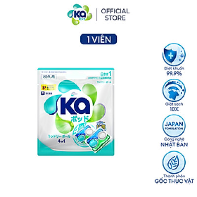 Túi Viên Giặt Xả Đa Năng 4 Trong 1 KA Universal (1 Viên/ Túi)