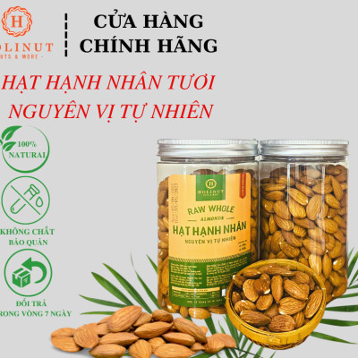 Hạnh Nhân Tươi Chuẩn Nhập Khẩu Mỹ DATE mới liên tục, dùng làm sữa hạt - Thương Hiệu HOLINUT 
