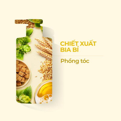 Dầu gội NATUFRÈS Belgian Favorite Bia Bỉ - Dưỡng tóc chắc khoẻ, bóng đẹp và dày bồng bềnh 250ml,450ml