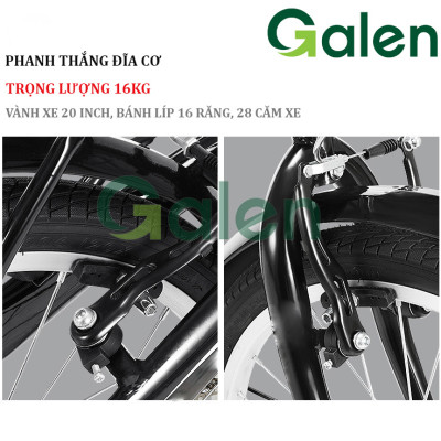 Xe Đạp Thể Thao Địa Hình Gấp Gọn Galen G008 