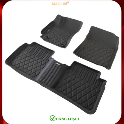 Thảm lót sàn xe ô tô Toyota Corolla Altis 2020+ (sd) Nhãn hiệu Macsim chất liệu nhựa TPE cao cấp màu đen