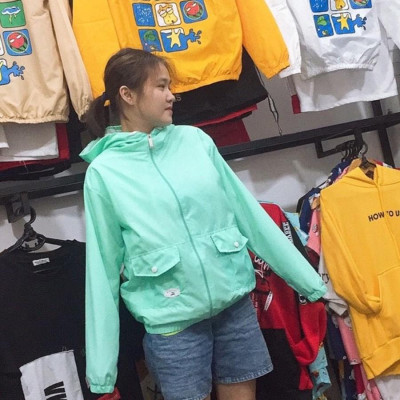 ÁO KHOÁC DÙ Hoạt Hình (M158 - Ảnh Thật)