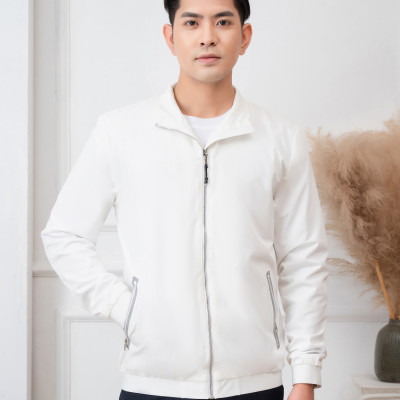Áo khoác golf nam 2 lớp Aligro màu trắng AK2G.2