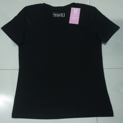 Áo thun nữ tay ngắn phom ôm cổ rộng  - C 5 COLOR of THE CHARACTERS