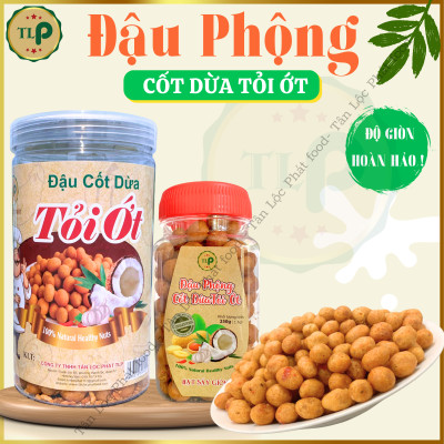 ĐẬU PHỘNG CỐT DỪA  TỎI ỚT TÂN LỘC PHÁT HŨ 400G