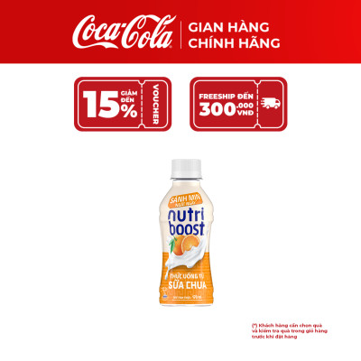 Lốc 4 Chai Thức Uống từ Sữa Chua Nutriboost Vị Cam 170ml_TK