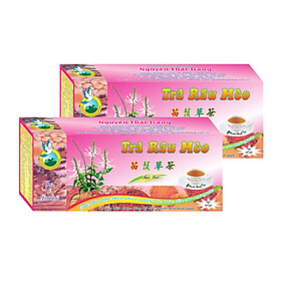 Combo 3 Hộp Trà Râu Mèo Thông Tiểu Trừ Sỏi Thận (Hôp 50 Túi Lọc X 2g) - Nguyên Thái Trang – Thảo Dược Thiên Nhiên - Tốt Cho Sức Khỏe