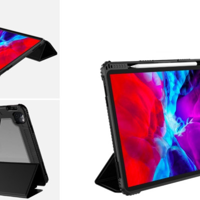 Bao da siêu chống sốc cho iPad Pro 11 inch 2020 hiệu Nillkin có ngăn đựng bút - Hàng chính hãng