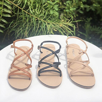 Sandal nữ quai ngang hot trend  trẻ trung năng động 21432