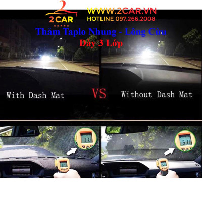 Thảm chống nóng Taplo nhung xe Suzuki XL7/ XL-7 2020- 2023 chống nóng tốt, chống trơn trượt, chuẩn khít