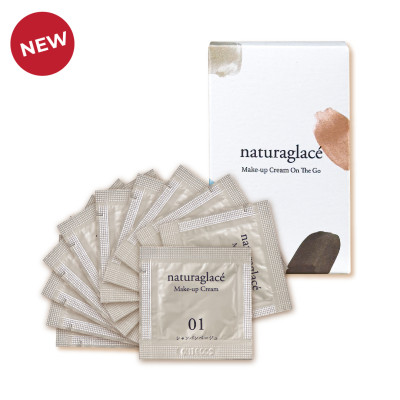 Make Up Cream On The Go (30 gói Shachet) - Kem nền hữu cơ đa năng naturaglacé Make Up Cream (01 - Màu be)
