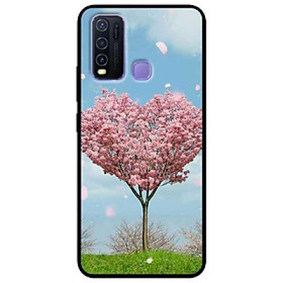 Ốp lưng dành cho Vivo Y30 - Y30i - Y50 mẫu Cây Đào Tim