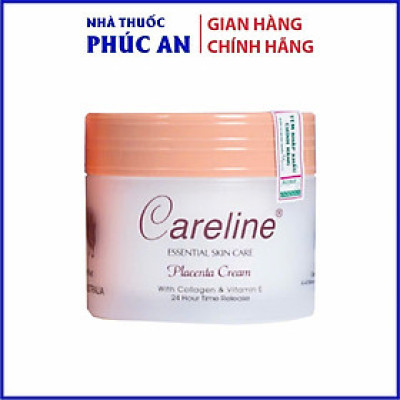 Kem dưỡng ẩm nhau thai cừu Careline Placenta Cream 100ml giúp da mịn giảm nếp nhăn chống lão hoá
