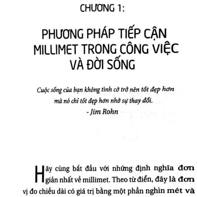 Chuẩn Từng Millimet Thay Đổi Nhỏ, Tác Động Lớn