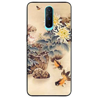 Ốp lưng in cho Oppo R17 Pro Mẫu Hoa Và Cá Cam
