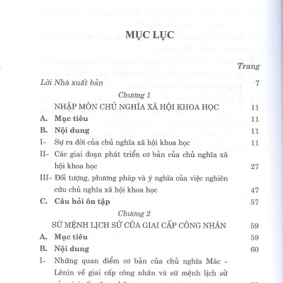 Giáo Trình Chủ Nghĩa Xã Hội Khoa Học (Dành Cho Bậc Đại Học Hệ Chuyên Lý Luận Chính Trị)