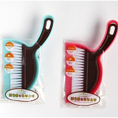 Bộ chổi & xẻng hót rác Mini cán cong Echo - Hàng Nội Địa Nhật Bản