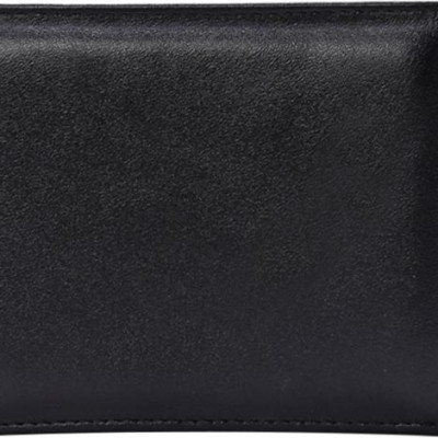 Ví Nam Da Bò Huy Hoàng HT2102 (12.5 x 9.5 cm) - Đen