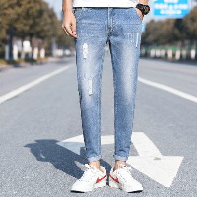 Quần Jean Nam body phong cách Hàn Quốc - Tặng dây chyền thời trang