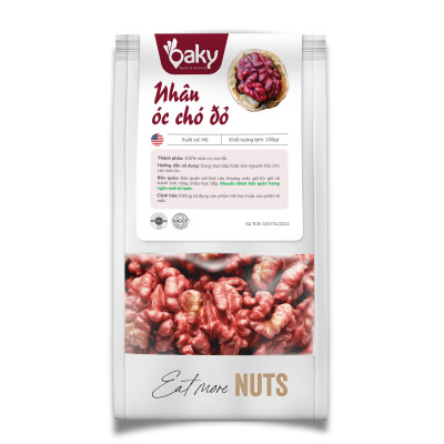 Quà Tặng Oaky - Combo Hạt Dinh Dưỡng Cao Cấp - ÓC CHÓ ĐỎ, HẠNH NHÂN, HẠT HỖN HỢP - Tặng Túi Giấy