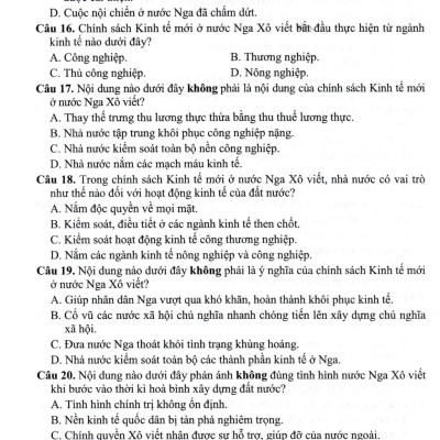 Trả Lời Câu Hỏi Lịch Sử Lớp 9 - Tự Luận & Trắc Nghiệm (Dùng Chung Cho Các Bộ SGK Hiện Hành) (HA)