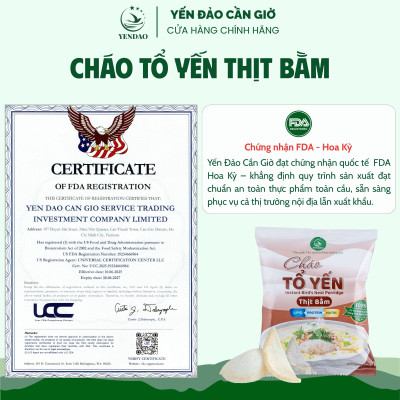 Yến Đảo - Quà Tặng Cho Đơn 290k Cháo Yến Mềm Mịn Thơm Ngon Cung Cấp Dinh Dưỡng Cho Cơ Thể