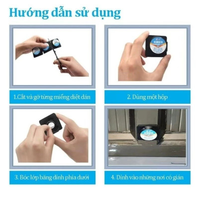 Combo 3 bộ 6 Viên Mồi Diệt Gián, Thuốc Diệt Côn Trùng Sinh Học Không Độc Hại Dùng Trong Nhà Bếp, Hộ Gia Đình