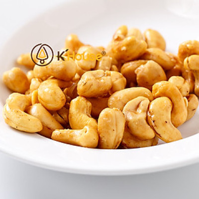 Hạt Điều K House Mật Ong Cao Cấp Túi Zipper 200 gram 