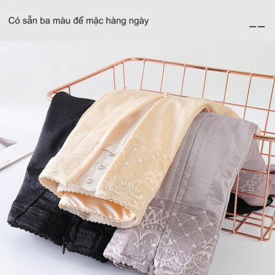 Quần Gen Định Hình Bụng Khóa Kéo Phối Ren Quyến Rũ 2055 – Eo Thon, Bụng Phẳng, Tự Tin Mỗi Ngày