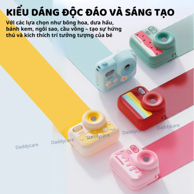 Máy ảnh cho bé trai bé gái chụp hình mini kèm thẻ nhớ hàng chính hãng Zoyzoii Kids Camera E28