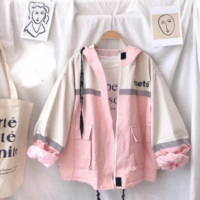 Áo khoác nữ kiểu đẹp Túi Hộp Phối Tay phối đẹp thời trang-A144