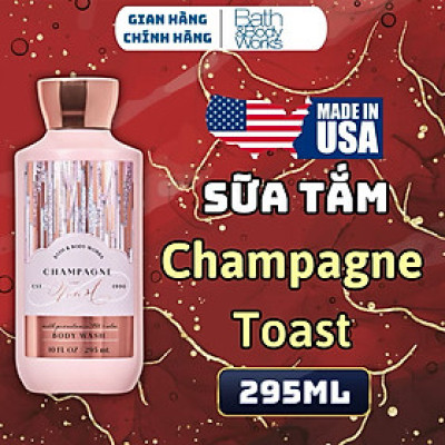 Body Mist Bath And Body Works Nam Nữ Chính Hãng Champange Toast, Xịt Thơm Body Toàn Thân Hương Nước Hoa 236ml
