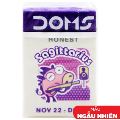 Gôm Tẩy Zodiac Cung Hoàng Đạo - DOMS 8421 (Mẫu Màu Giao Ngẫu Nhiên)