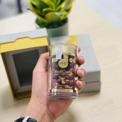 Viên uống sức khỏe nhau thai hưu NUTRICENTA DAMODE lọ 60 viên