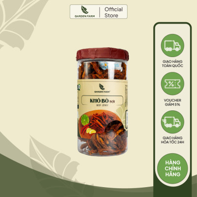 Khô bò xé sợi 350gr | GARDEN GARM | Ăn Vặt Văn Phòng, Du Lịch, Tết, Sài Gòn Ngon