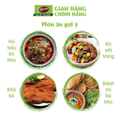 Gia Vị Bò kho/ Xốt Vang Barona 80g ướp ngon chuẩn vị không cần nêm nếm