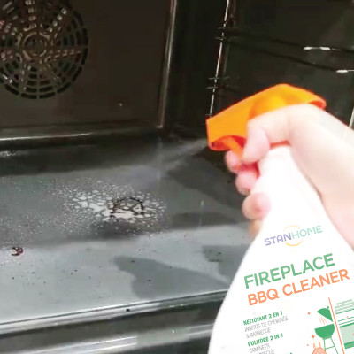 Xịt làm sạch bếp nướng BBQ, lò sưởi Stanhome Fireplace & BBQ Cleaner 500ml