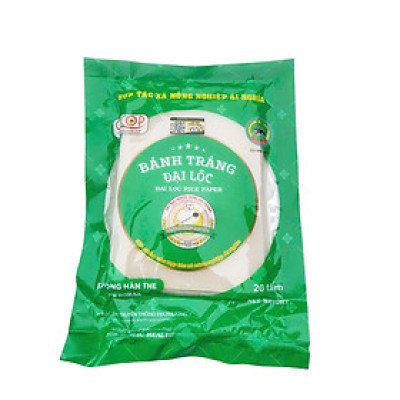 Bánh Tráng Đại Lộc 500g, ocop 4 sao, không hàn the, không phụ gia hương liệu, chất bảo quản