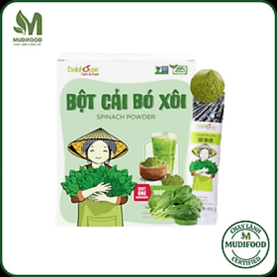 Bột Cải Bó Xôi Hữu Cơ Nguyên Chất Sấy Lạnh Dalahouse - Phòng Chống Tiểu Đường, Bổ Máu, Hỗ Trợ Táo Bón, Bài Tiết Tốt, Bảo Vệ Tim Mạch, Giúp Xương Chắc Khỏe, Giảm Nguy Cơ Ung Thư Buồng Trứng, Phòng Ngừa Ung Thư Tiền Liệt Tuyến, Bảo Vệ Mắt, Hạn Chế Béo Phì