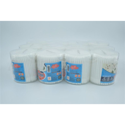 Tăm Bông Vệ Sinh NOVA Hộp Vát Size L – Combo 12 Hộp x 200 Que (TB01-016), Đầu Bông Mịn, Hộp Chắc Chắn, Không Rụng Sợi