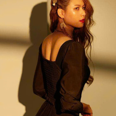 Chân váy chữ A xoè midi dài qua gối Vĩ Dạ SKI039 thời trang thiết kế Hity