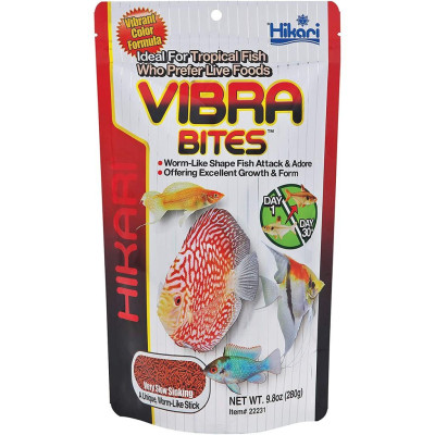 Thức ăn HIKARI VIBRA BITES - Thức ăn cao cấp cho cá Đĩa -Thần Tiên -Phượng Hoàng - Cá nhiệt đới - Cám HIkari