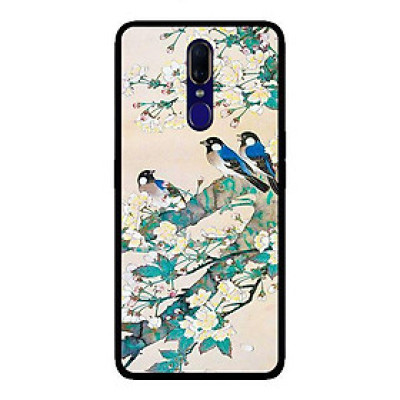 Ốp lưng dành cho Oppo F11 Tranh Chim Bên Hoa - Hàng chính hãng