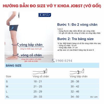 Vớ y khoa JOBST Opaque - Mỏng Hỗ Trợ Điều Trị giãn tĩnh mạch chân, 20-30 mmHg (vớ gối, màu da) (tất y khoa)