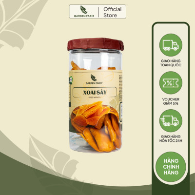 Xoài sấy hũ GARDEN FARM Hũ 500g